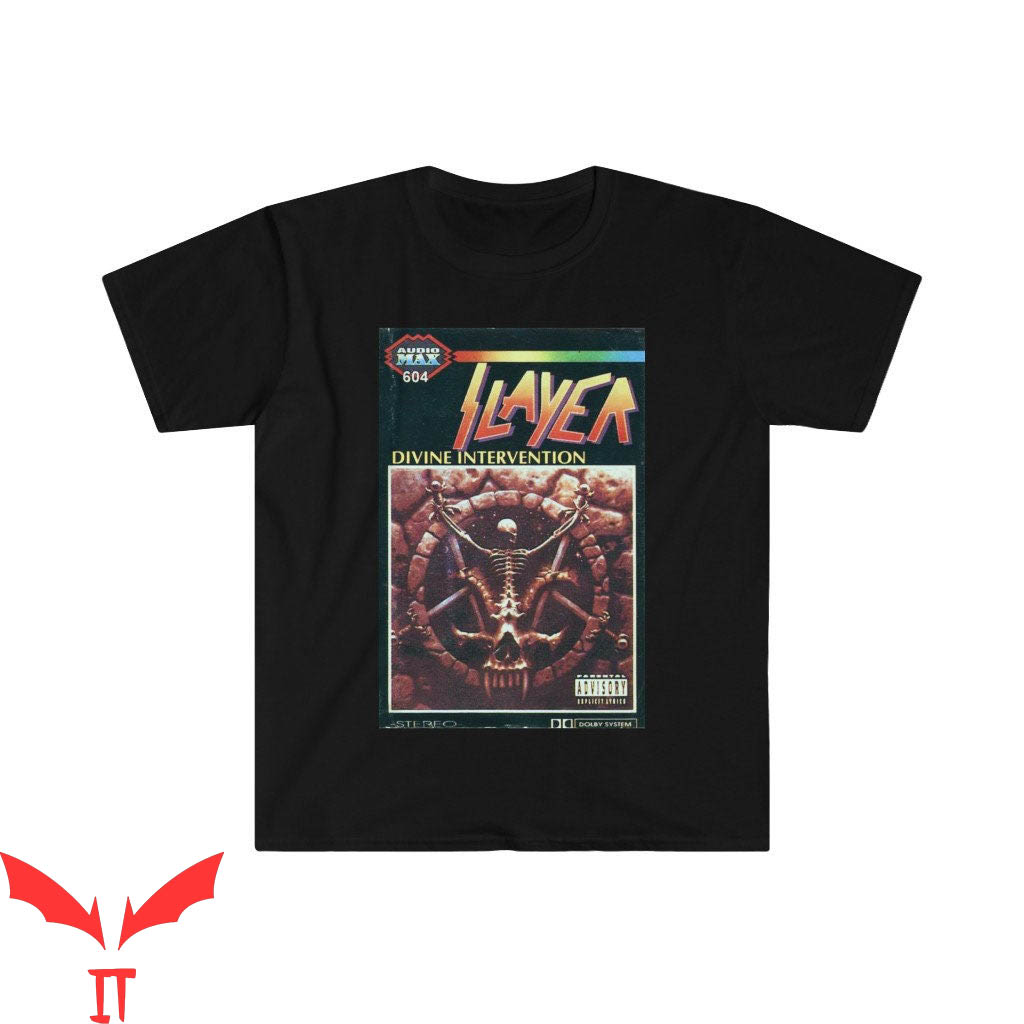 Vintage Slayer T-Shirt Divine Intervention Cassette Bootleg