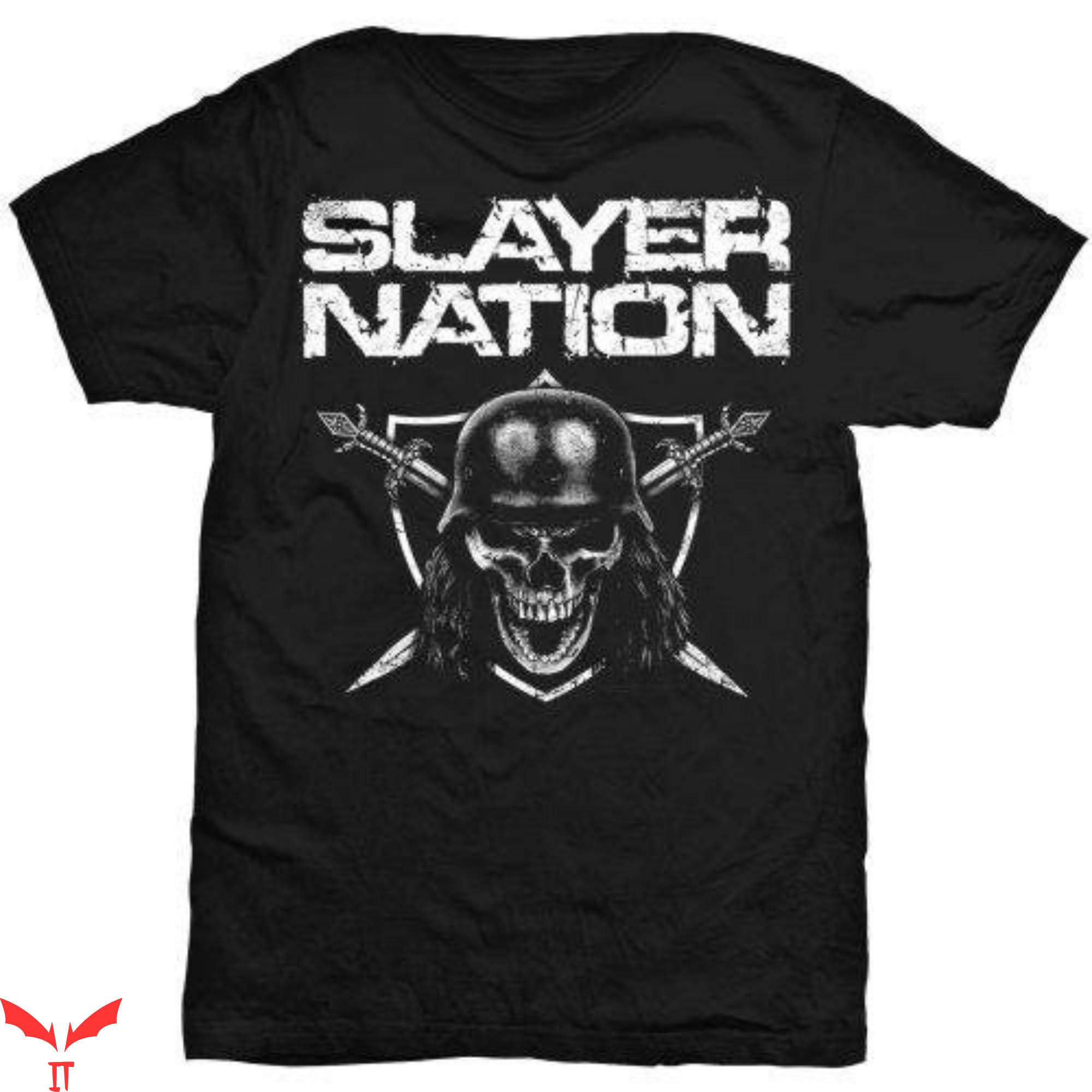 Vintage Slayer T-Shirt Slayer Nation Metal Style Tee Shirt
