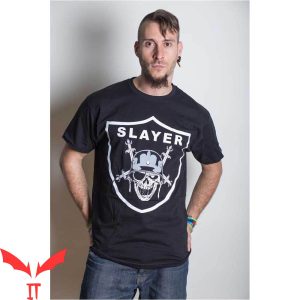 Vintage Slayer T-Shirt Trendy Rock Metal Style Tee Shirt