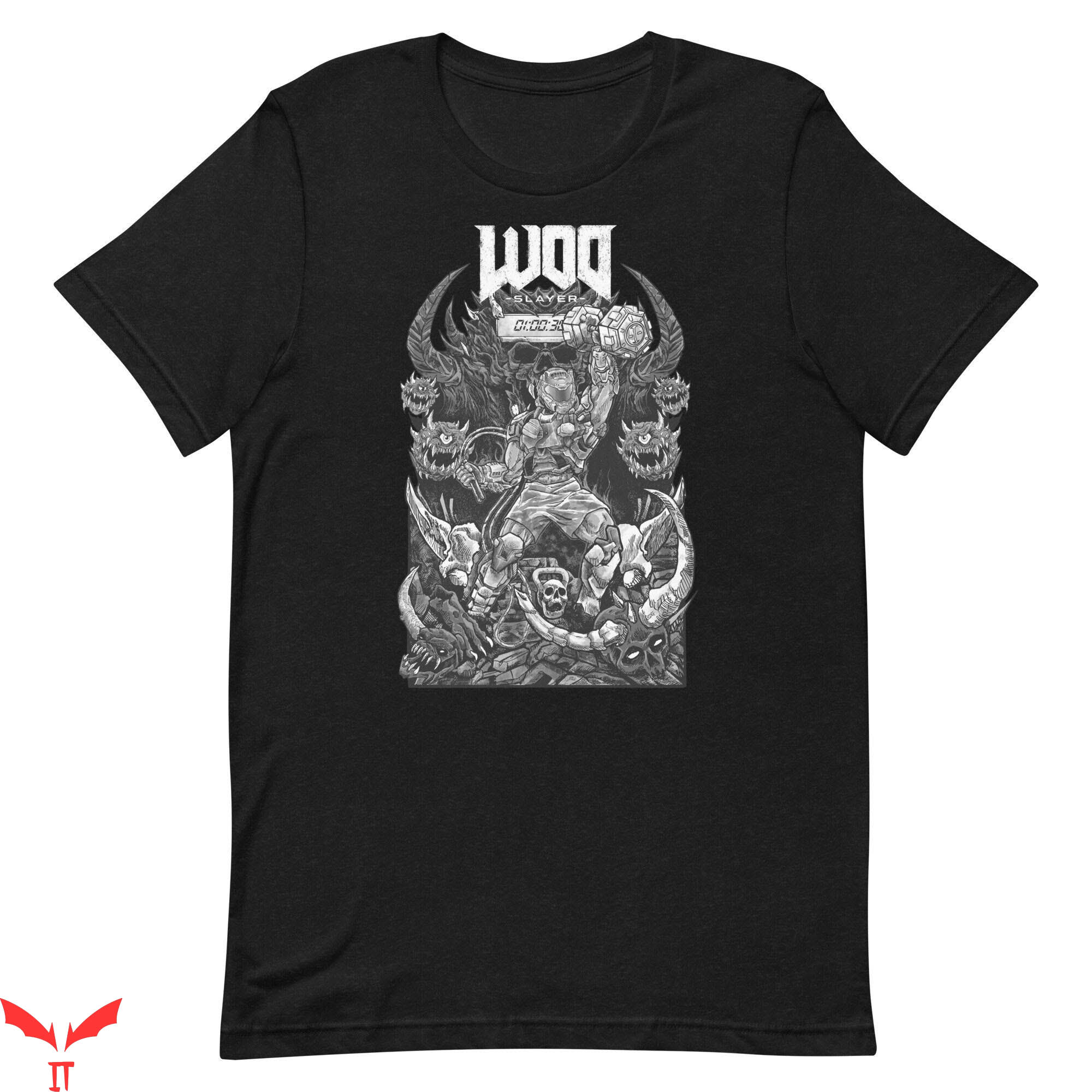 Vintage Slayer T-Shirt Wod Slayer Retro Rock Style Tee Shirt