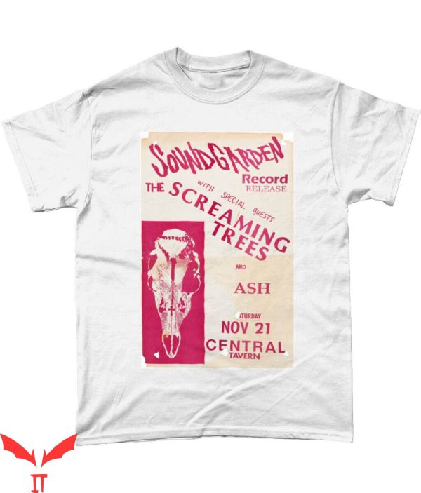 Vintage Soundgarden T-Shirt Soundgarden Ash Screaming Trees