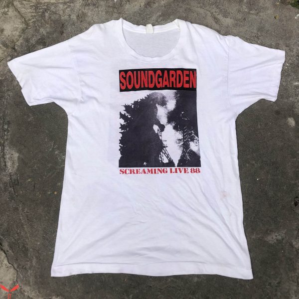 Vintage Soundgarden T-Shirt Soundgarden Screaming Live Tee