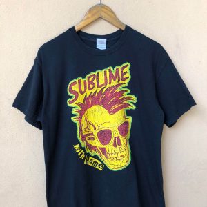 Vintage Sublime T-Shirt Sublime With Rome World Tour Trendy