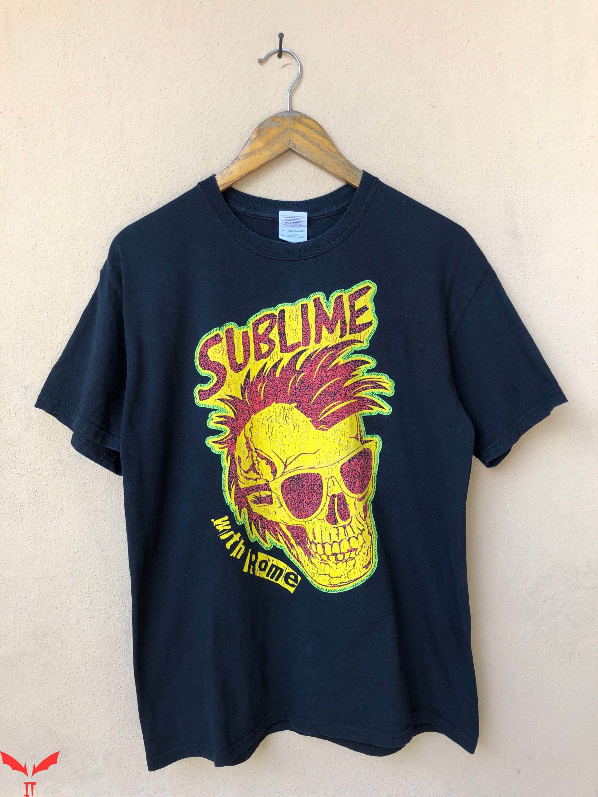 Vintage Sublime T-Shirt Sublime With Rome World Tour Trendy