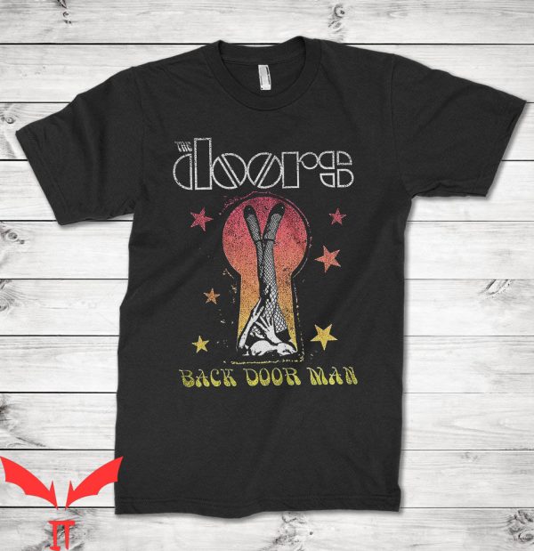 Vintage The Doors T-Shirt Back Door Man Rock Band Metal