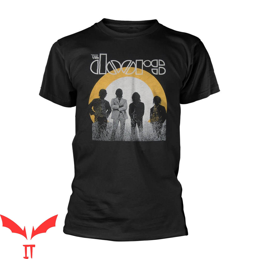 Vintage The Doors T-Shirt Dusk Rock Band Metal Music Tee