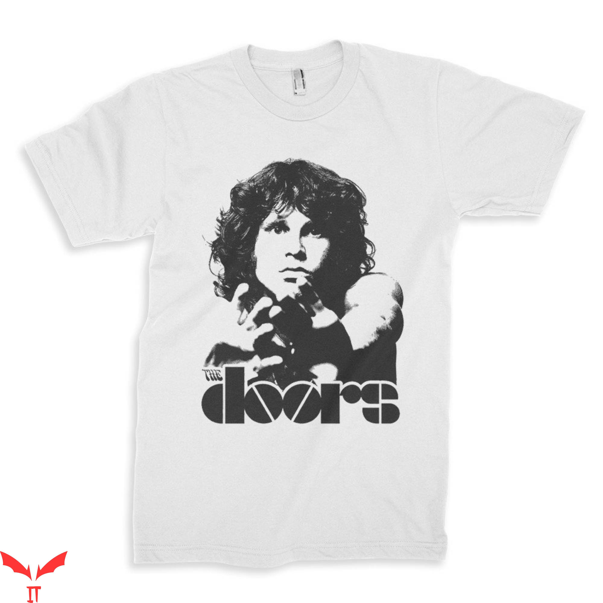 Vintage The Doors T-Shirt Rock Band Metal Music Jim Morrison