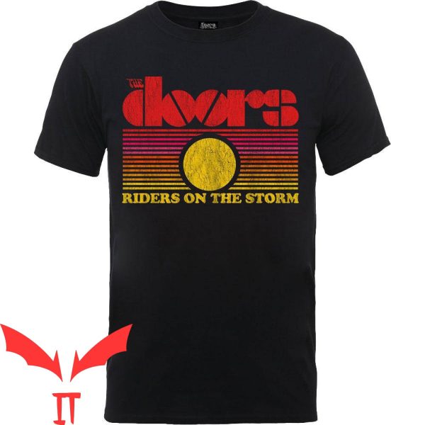 Vintage The Doors T-Shirt Rots Sunset Rock Metal Music Tee