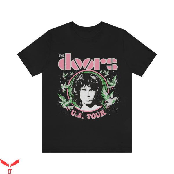 Vintage The Doors T-Shirt US Tour Rock Band Metal Music Tee