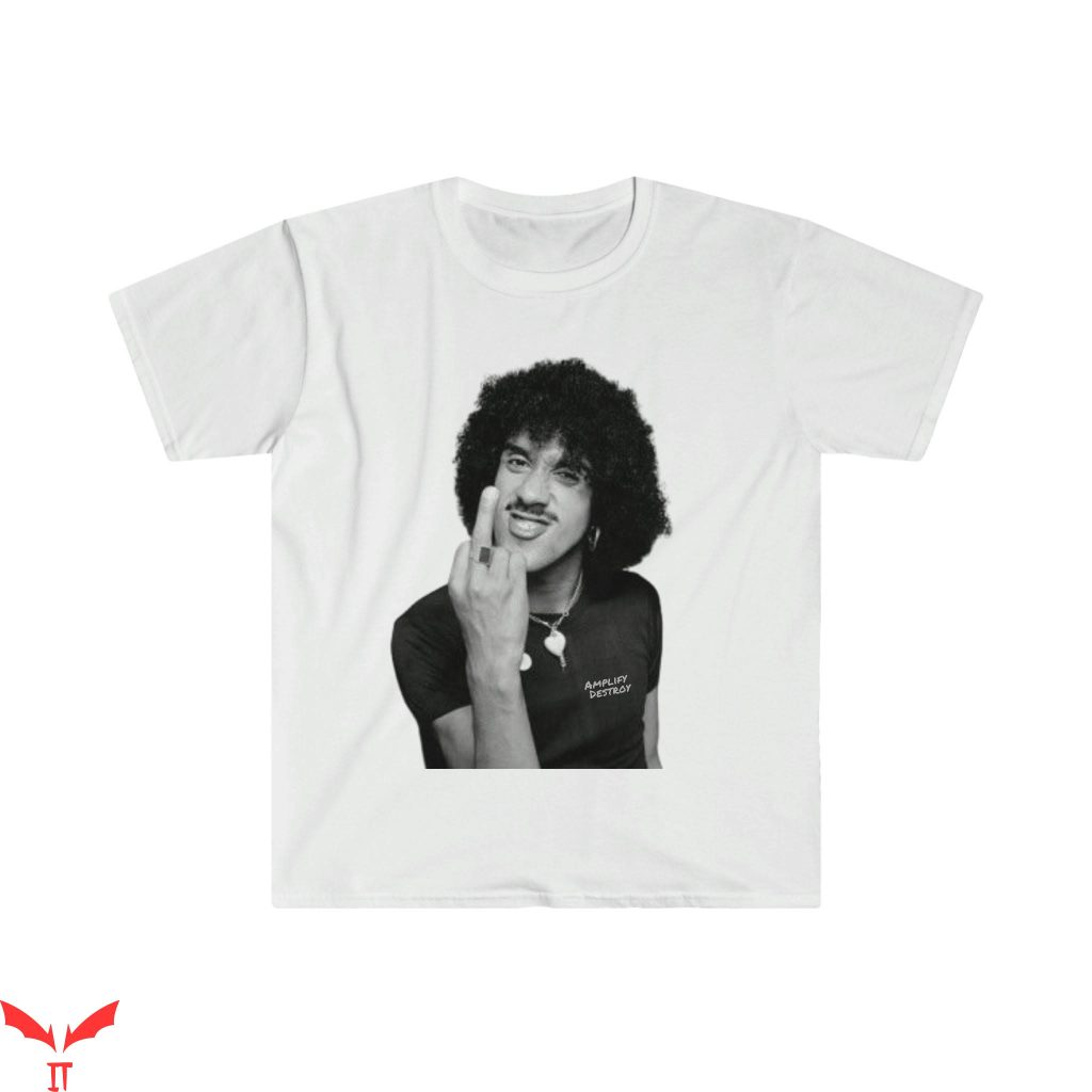 Thin Lizzy T-Shirt Ufficiale 'Life' Design, Nera, Cotone Morbido, Taglie S-XXL