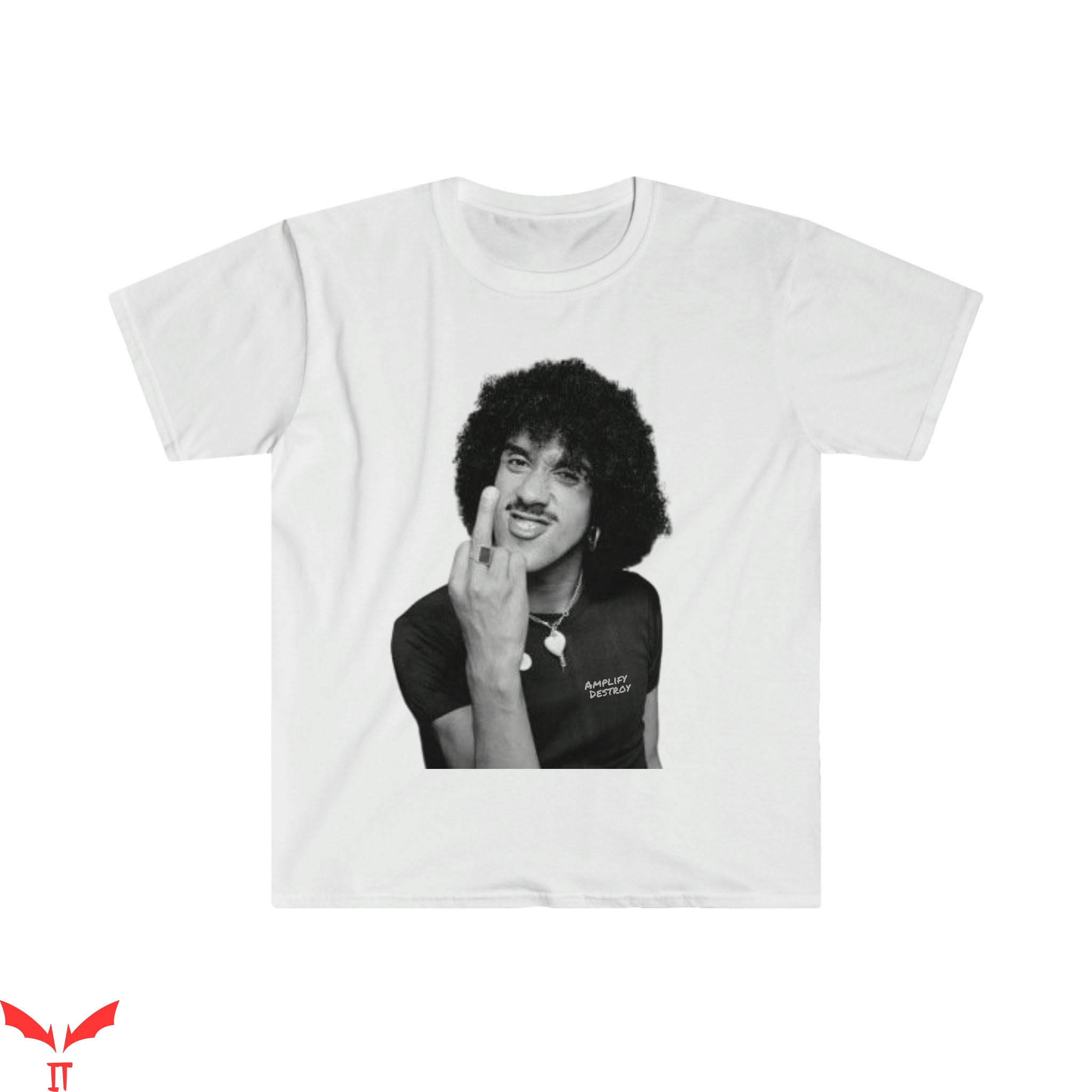 Vintage Thin Lizzy T-Shirt Phil Lynott Rock Irish Dublin