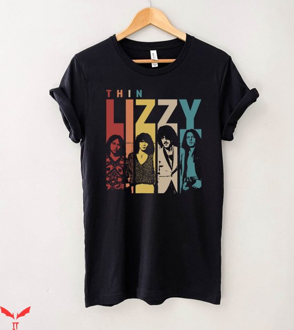 Vintage Thin Lizzy T-Shirt Retro Rock Band Music Shirt