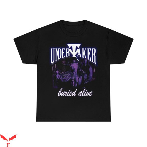 Vintage Undertaker T-Shirt Retro Professional Wrestler Tee