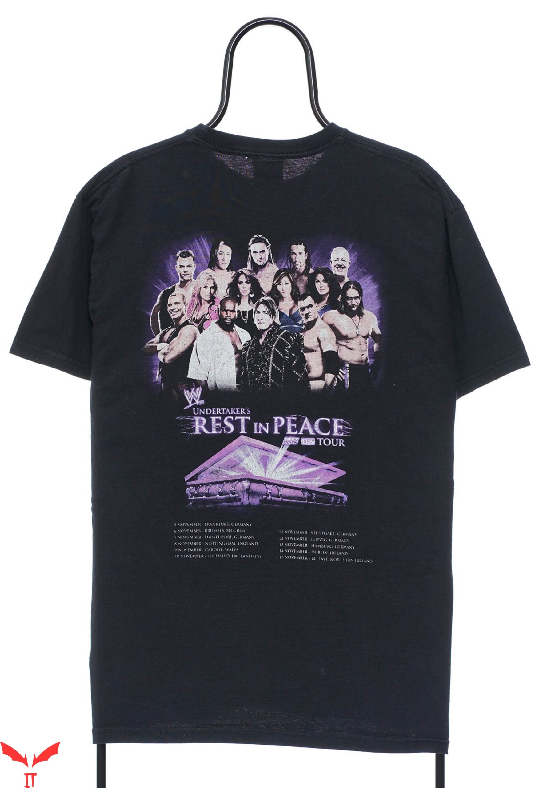 Vintage Undertaker T-Shirt Y2K WWE Rest In Peace Tour