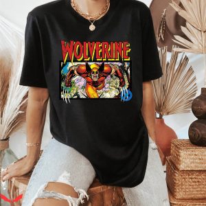 Vintage Wolverine T-Shirt Marvel X-Men Retro Vintage 90s