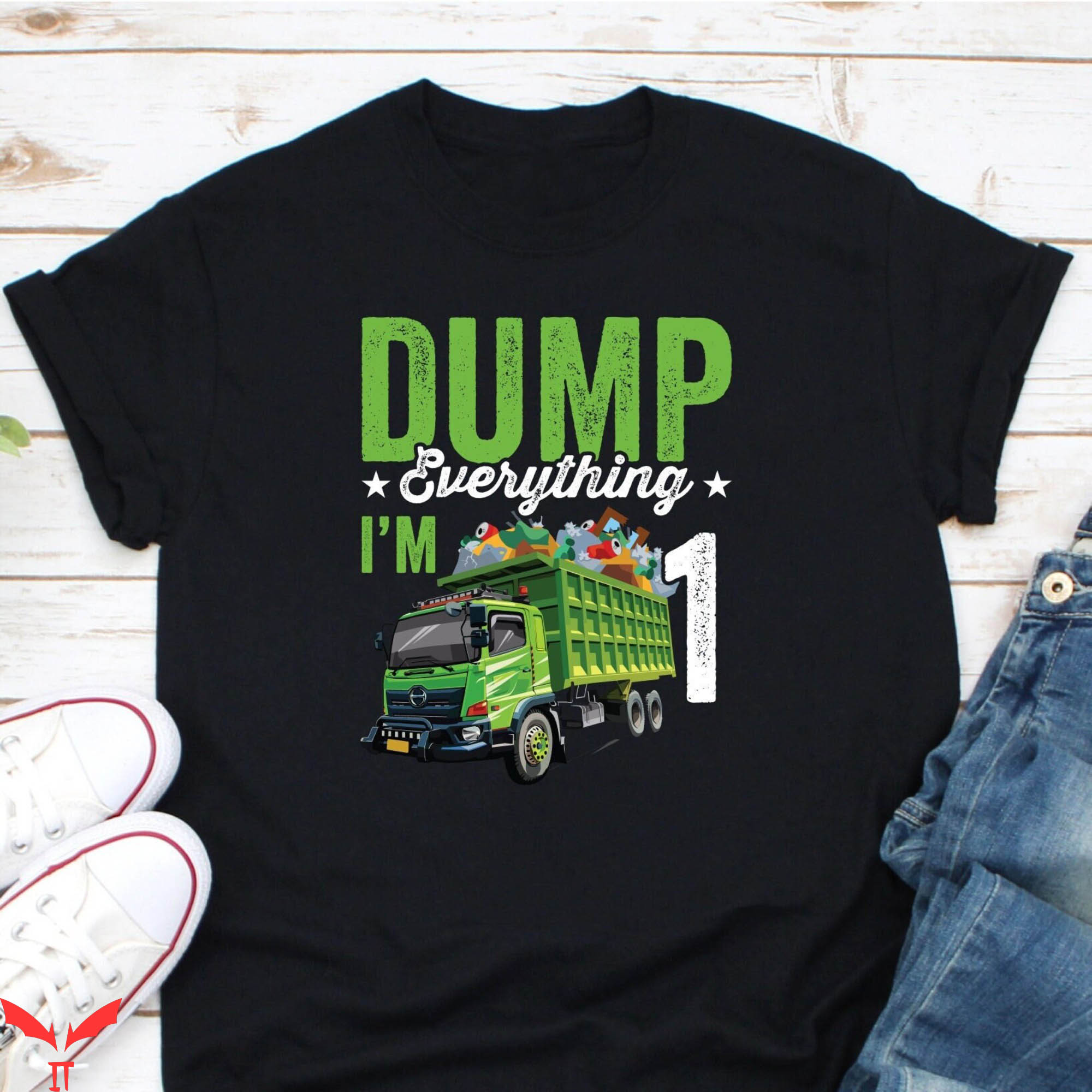 Waste Management T-Shirt Dump Everything I'm 1 Recycling