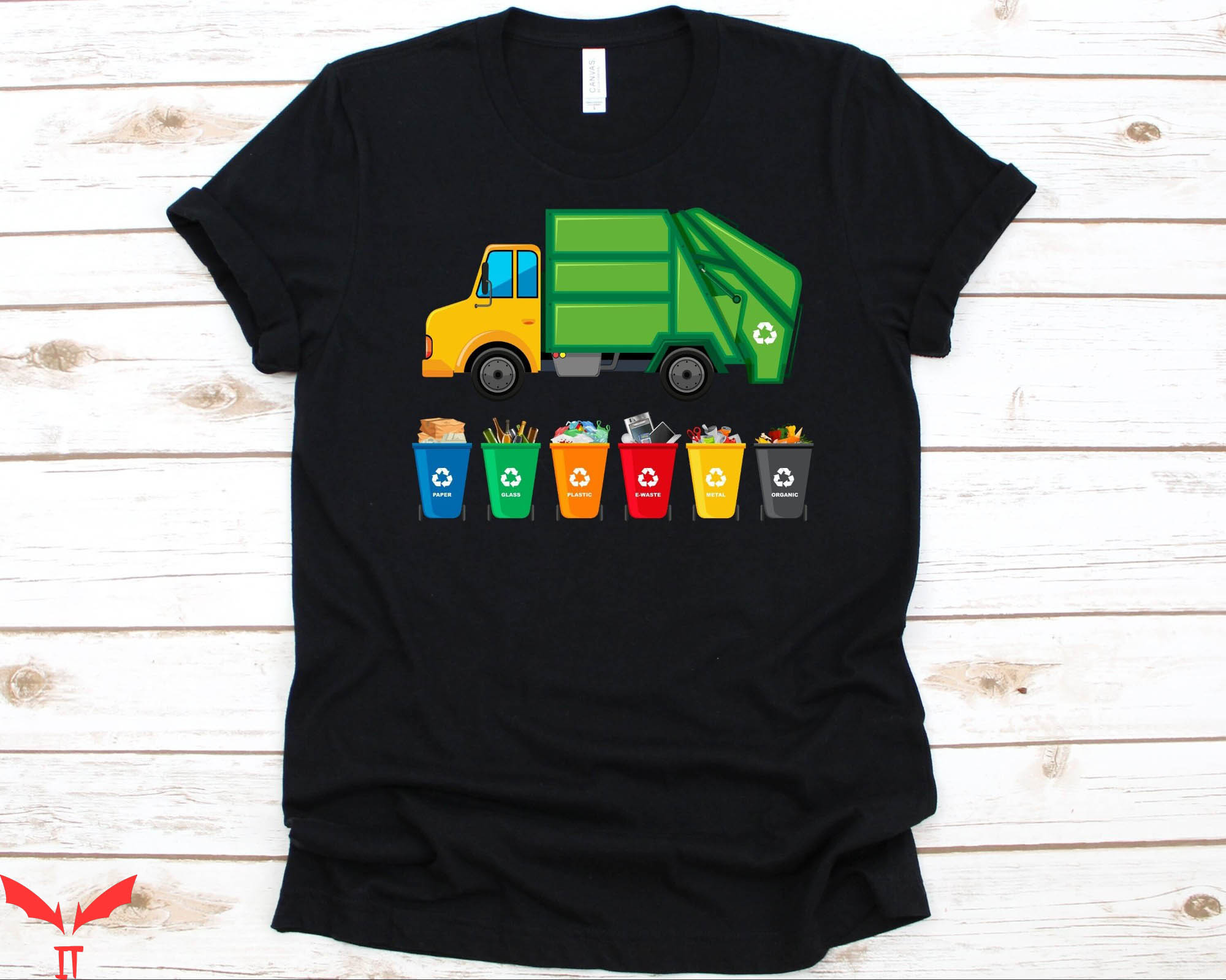 Waste Management T-Shirt Segregation Garbage Truck Shirt