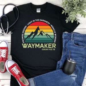 Way Maker T-Shirt Waymaker Bible Verse Spiritual Religion