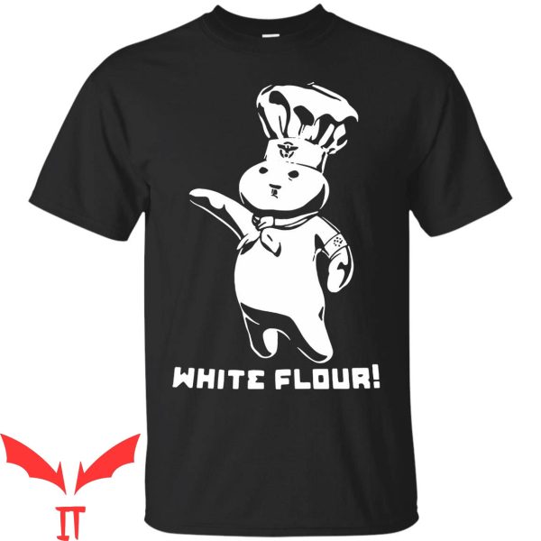 White Flour T-Shirt Cute Graphic Trendy Style Tee Shirt