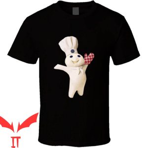 White Flour T-Shirt Pillsbury Doughboy Cool Graphic Trendy