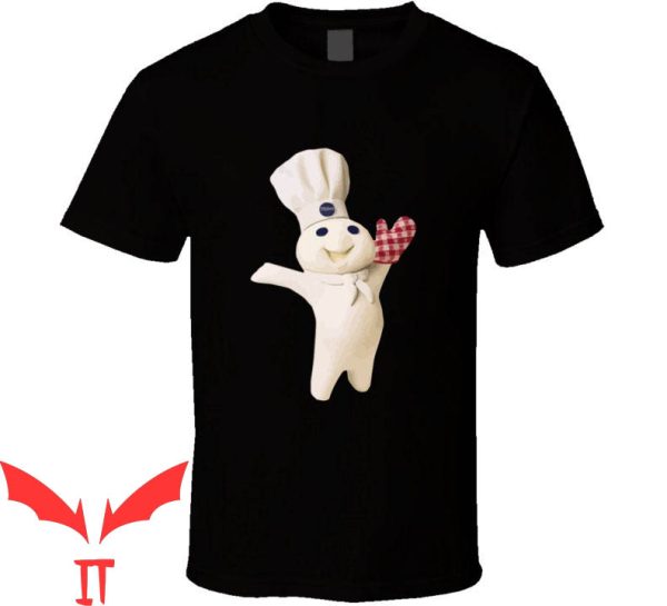 White Flour T-Shirt Pillsbury Doughboy Cool Graphic Trendy