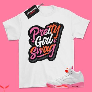White Pink T-Shirt Petty Girl Swag Shirt