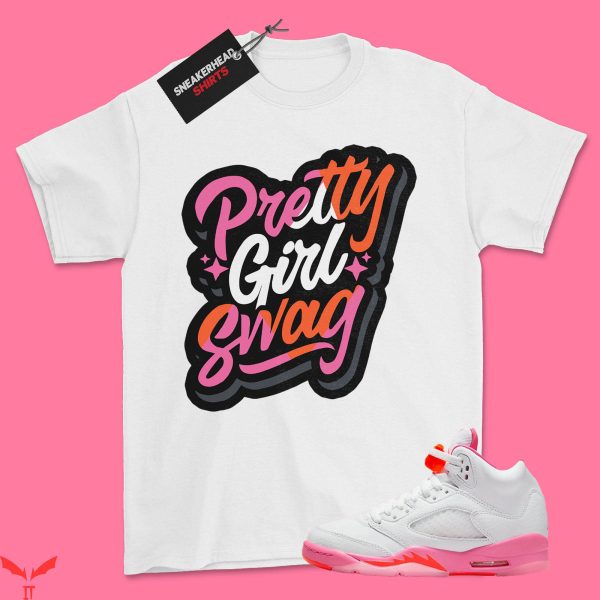 White Pink T-Shirt Petty Girl Swag Shirt