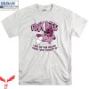 White Pink T-Shirt Pink Life Paint Art Cartoon T shirt