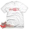 White Pink T-Shirt Retro Rust Pink Crimson Sail Tees