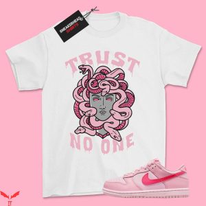 White Pink T-Shirt Trust Dunk Low Triple Pink Shirt