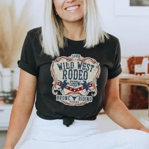 Wild West T-Shirt Rodeo Show Western Horse Cowgirl Cowboy