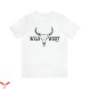 Wild West T-Shirt Western Cowgirl Cowboy Wear Wild Tee Shirt