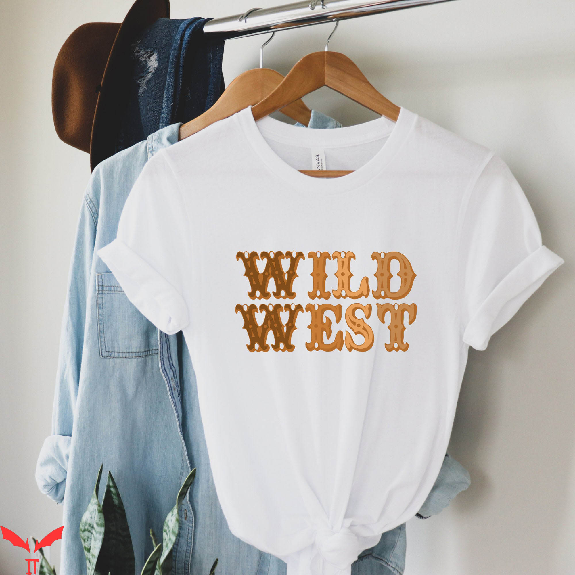 Wild West T-Shirt Western Cowgirl Wear Wild Tee Shirt