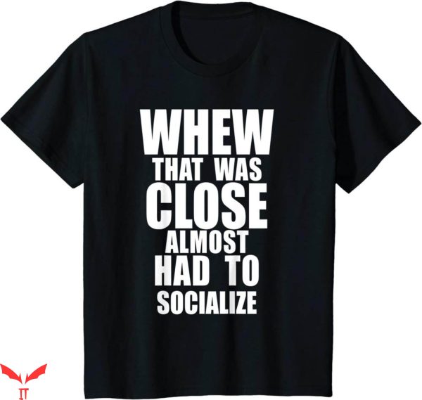 Womens Offensive T-Shirt Funny For Introverts I Hate