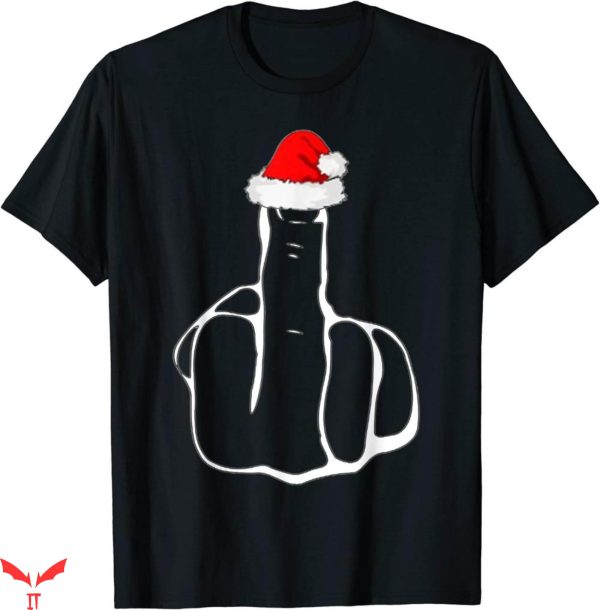 Womens Offensive T-Shirt Middle Finger Jolly As Fuck Shirt