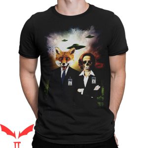 X Files Vintage T-Shirt The X-Files Mulder And Scully
