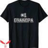1 Grandpa T-Shirt Cool Grandfather Number 1 Granddad Tee