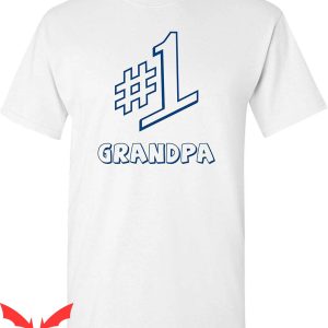 1 Grandpa T-Shirt Number One Fist Time Grandpa Cool Tee