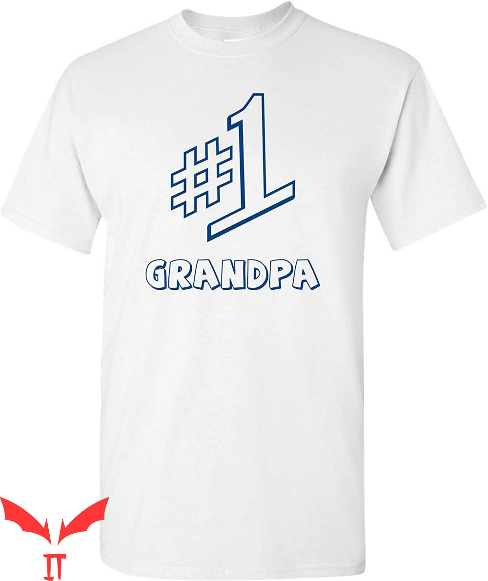 1 Grandpa T-Shirt Number One Fist Time Grandpa Cool Tee