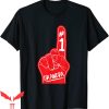 1 Grandpa T-Shirt Number One Grandpa Foam Finger Tee