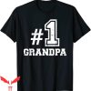 1 Grandpa T-Shirt Number One No 1 Best Grandpa Cool Tee