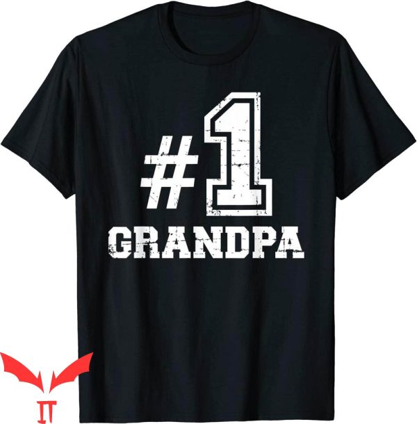 1 Grandpa T-Shirt Number One No 1 Best Grandpa Cool Tee