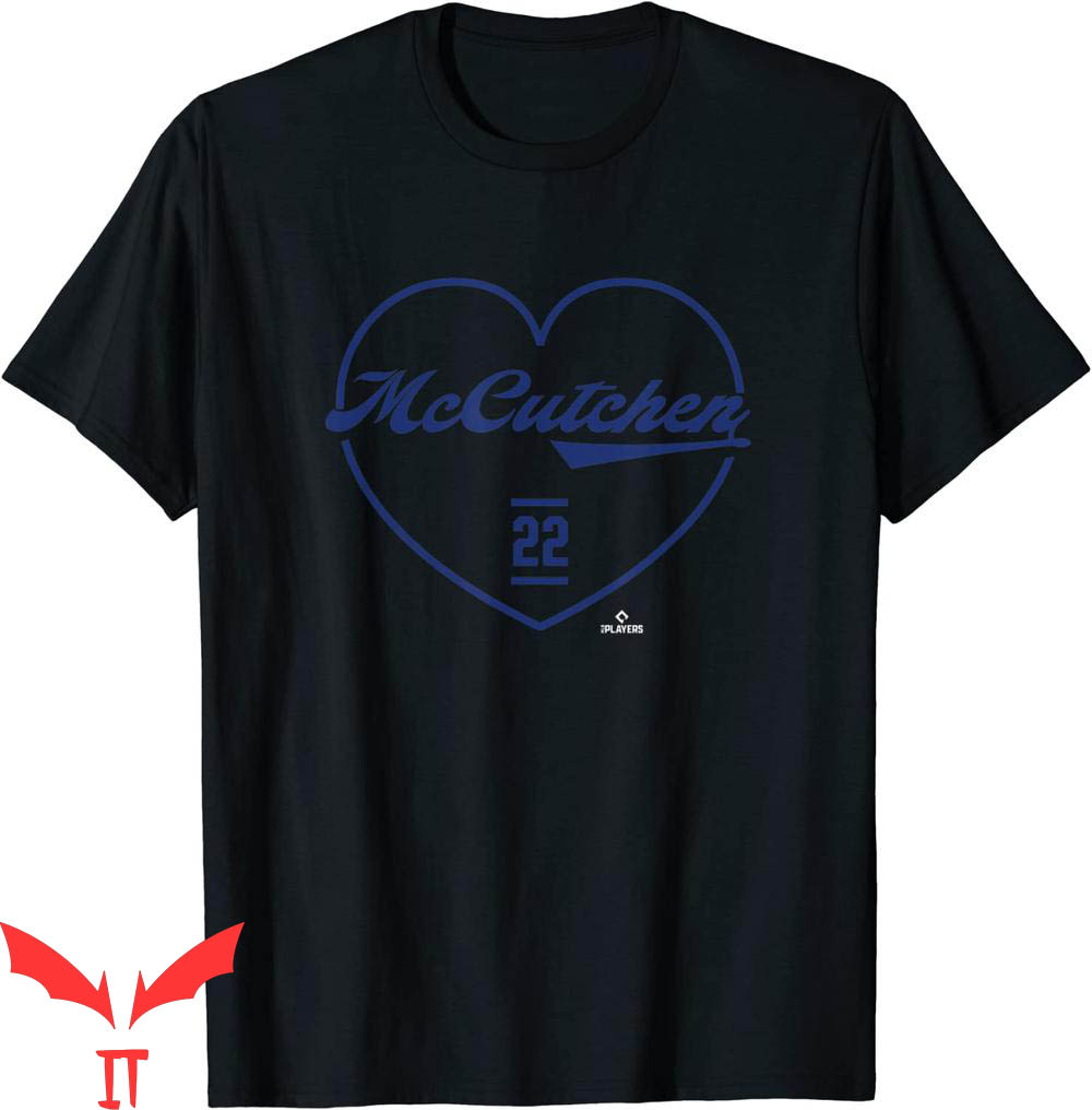 Andrew McCutchen T-Shirt Heart Print Love Trendy Design Tee