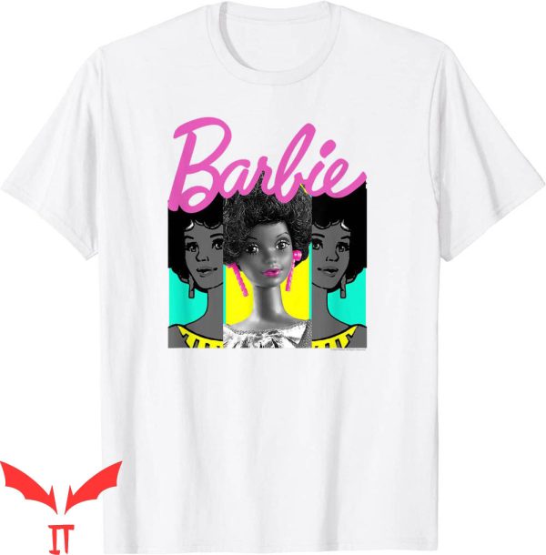 Barbie Birthday T-Shirt Barbie Triptych Portrait Tee Shirt