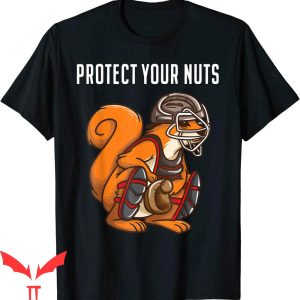 Baseball Catcher T-Shirt Funny Squirrel Lover Baseball