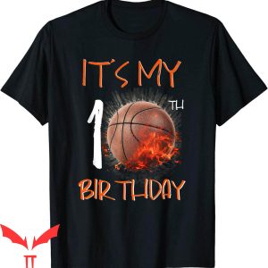Basketball Birthday T-Shirt It’s My 10th Birthday Basketball