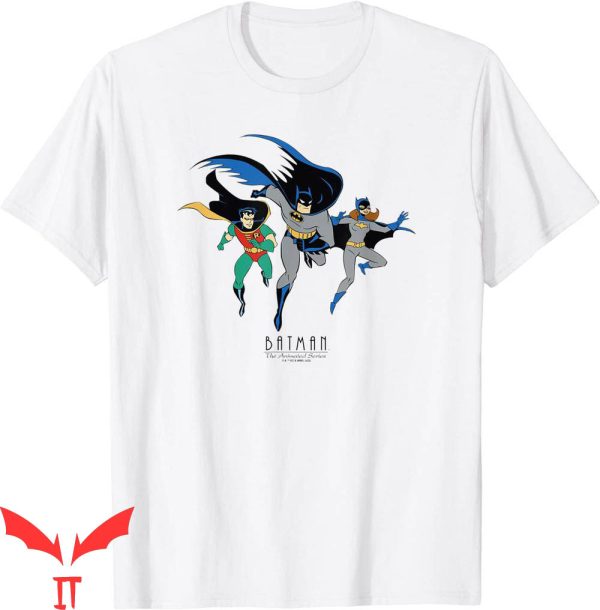 Batman The Animated Series T-Shirt Bat Trio Action Poster
