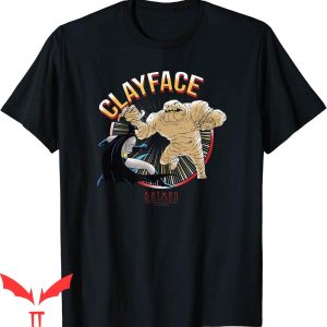 Batman The Animated Series T-Shirt Batman Vs Clayface Retro
