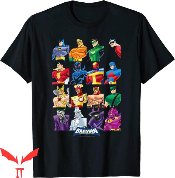 Batman The Animated Series T-Shirt Bold Cast Of Characters