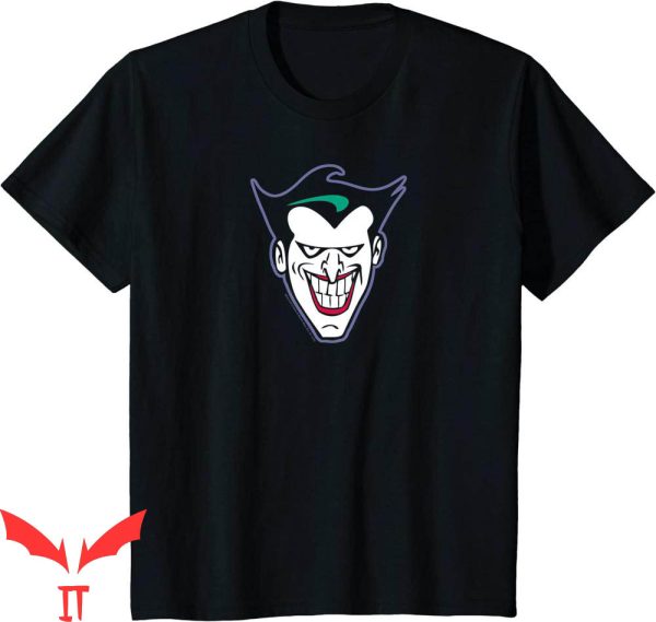 Batman The Animated Series T-Shirt Joker Face Trendy Tee